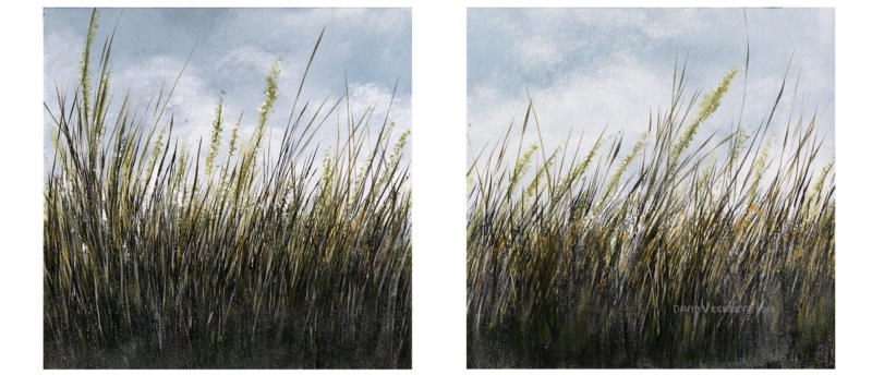 Barley Field - 2 panels  -  SOLD