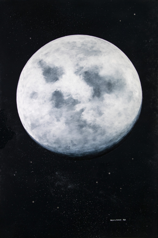 The Moon - 24x36 - $1,700