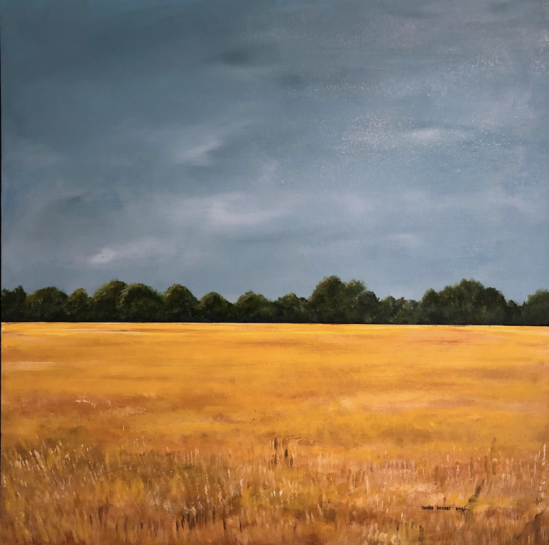 Wooded Wheat - 36x36  -  SOLD