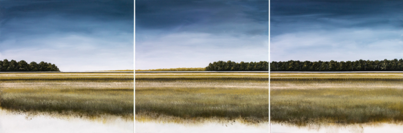 Solitude - 30x90 - 3 Panel Triptych - $9,500